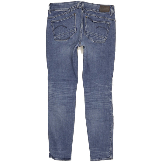 G-Star Lynn Women Blue Skinny Slim Stretch Jeans W31 L30