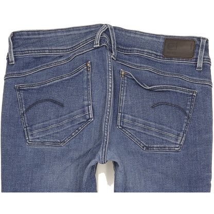 G-Star Lynn Women Blue Skinny Slim Stretch Jeans W31 L30