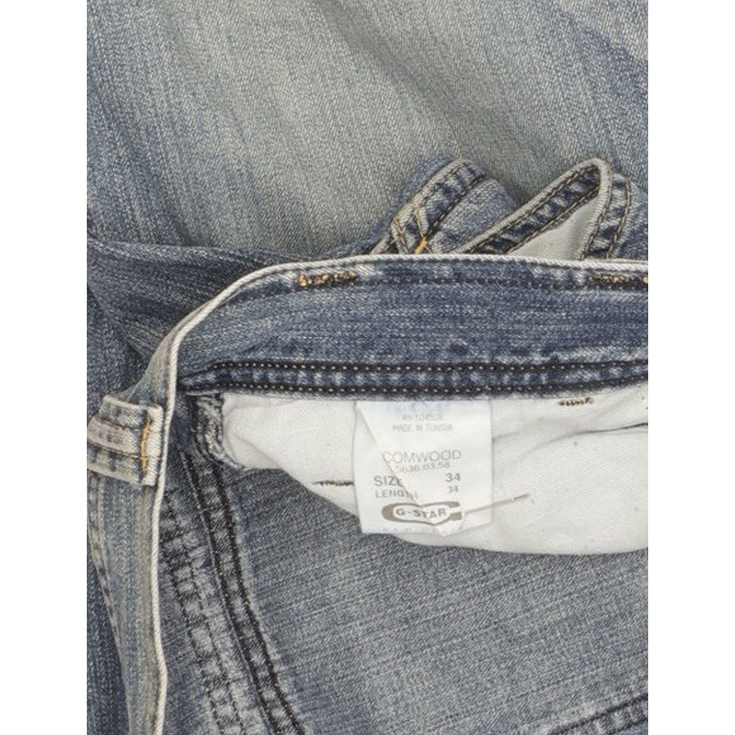 G-Star Comwood Men Blue Bootcut Regular Jeans W34 L34
