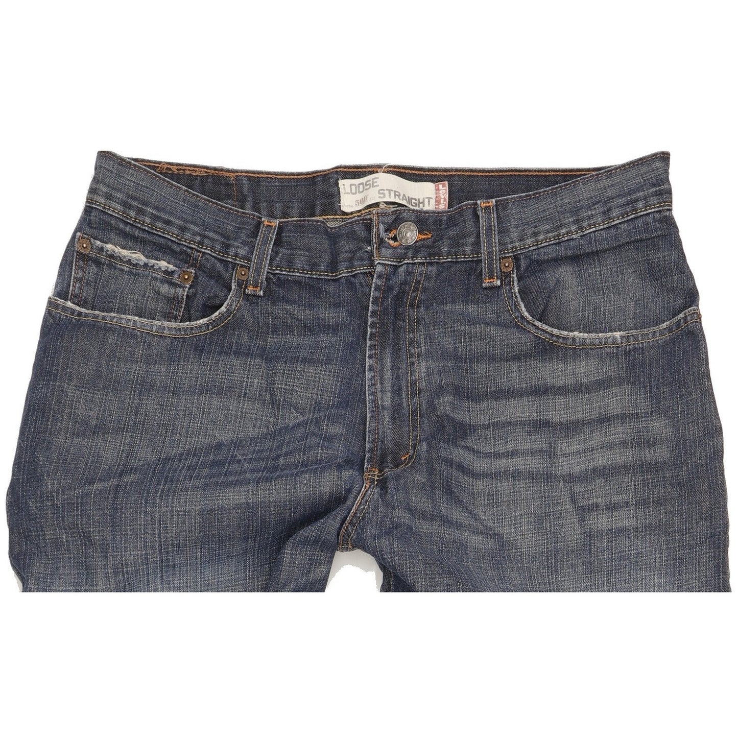 Levi's 569 Men Blue Straight Loose Jeans W34 L34