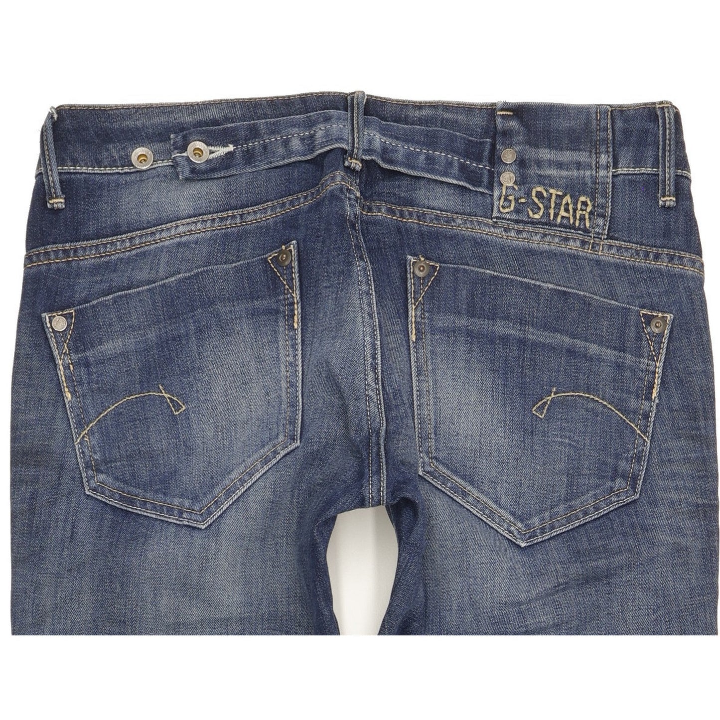G-Star Midge Women Blue Straight Slim Stretch Jeans W31 L32