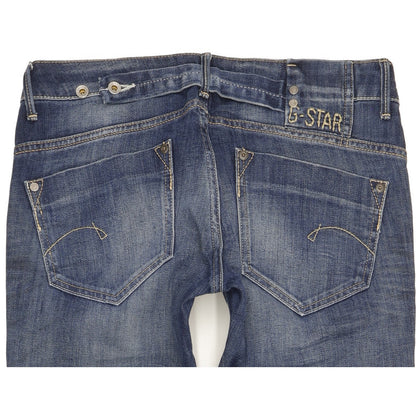 G-Star Midge Women Blue Straight Slim Stretch Jeans W31 L32