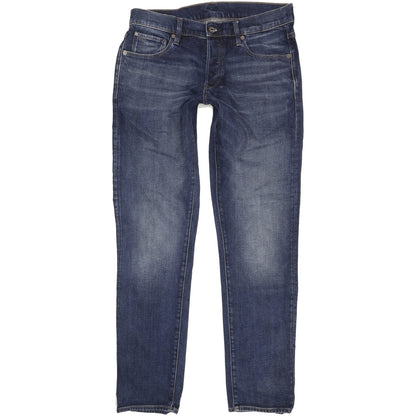 G-Star 3301 Men Blue Tapered Regular Stretch Jeans W32 L34