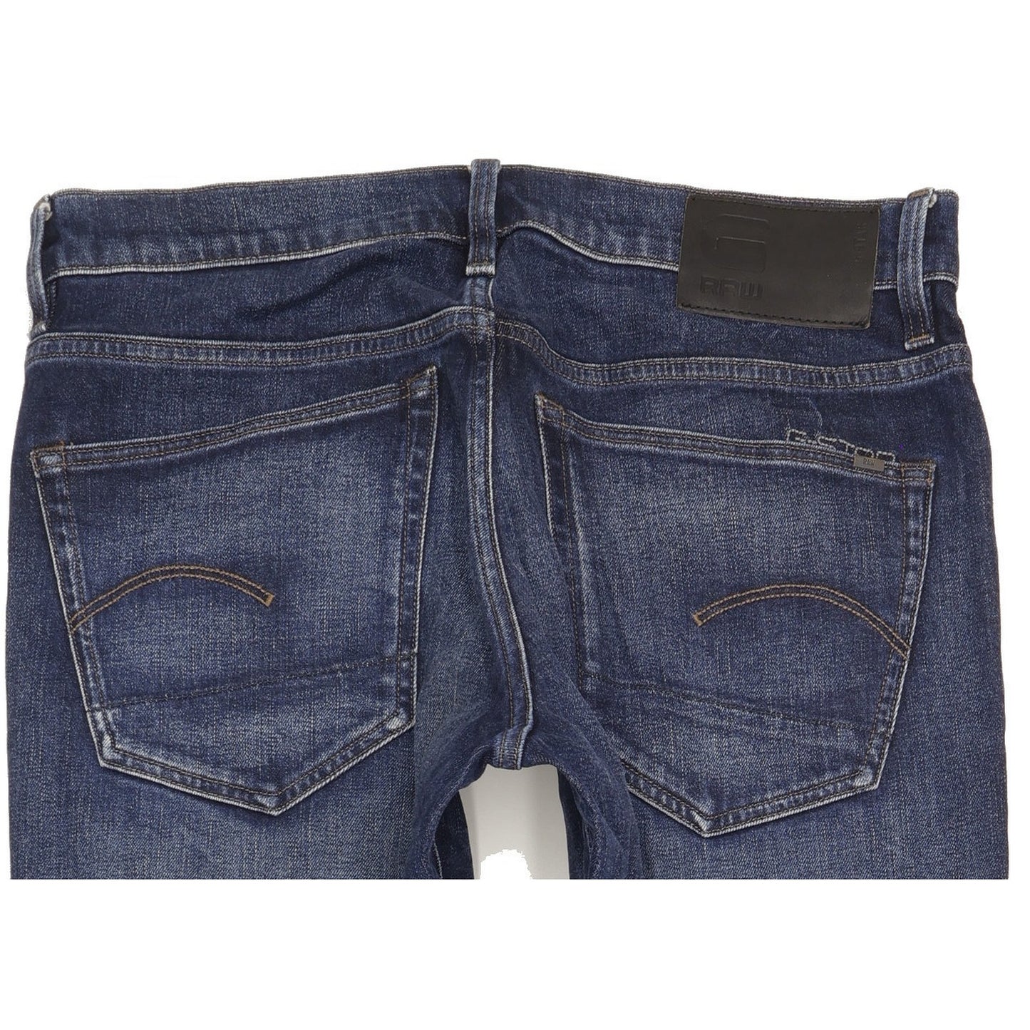 G-Star 3301 Men Blue Tapered Regular Stretch Jeans W32 L34