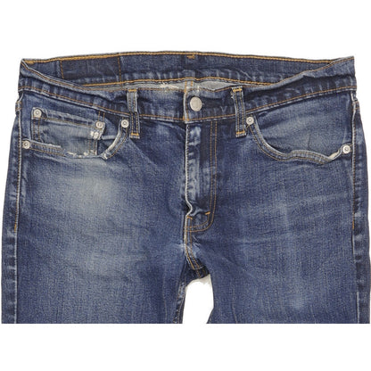 Levi's 511 Men Blue Straight Slim Stretch Jeans W33 L28