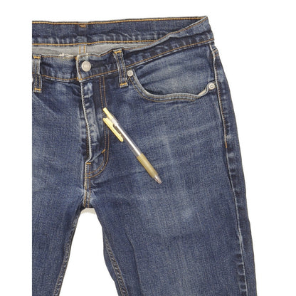 Levi's 511 Men Blue Straight Slim Stretch Jeans W33 L28