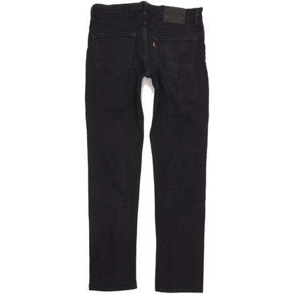Levi's 511 Men Black Straight Slim Stretch Jeans W33 L33