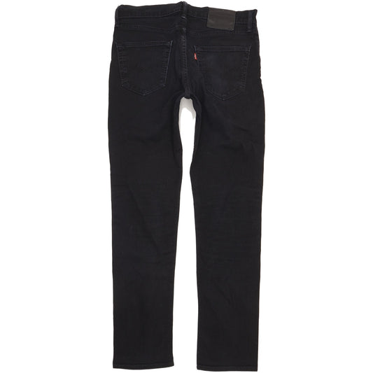 Levi's 511 Men Black Straight Slim Stretch Jeans W33 L33