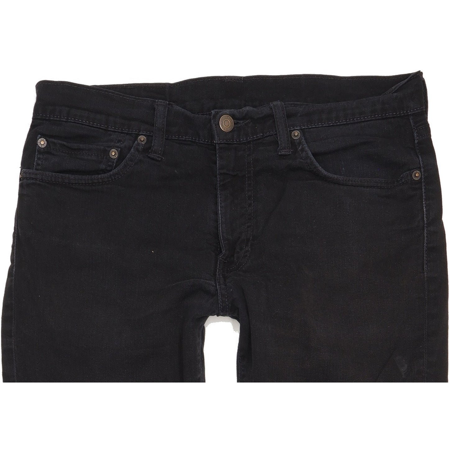 Levi's 511 Men Black Straight Slim Stretch Jeans W33 L33