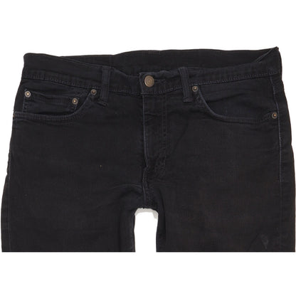 Levi's 511 Men Black Straight Slim Stretch Jeans W33 L33