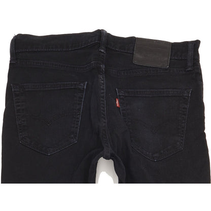 Levi's 511 Men Black Straight Slim Stretch Jeans W33 L33