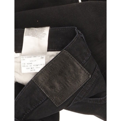 Levi's 511 Men Black Straight Slim Stretch Jeans W33 L33