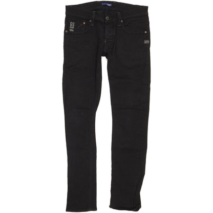 G-Star Defend Men Black Straight Slim Stretch Jeans W31 L31