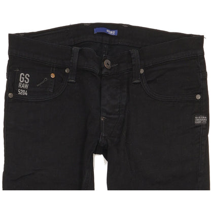 G-Star Defend Men Black Straight Slim Stretch Jeans W31 L31