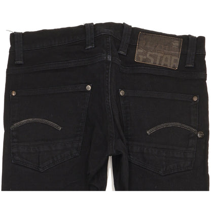G-Star Defend Men Black Straight Slim Stretch Jeans W31 L31
