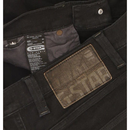 G-Star Defend Men Black Straight Slim Stretch Jeans W31 L31