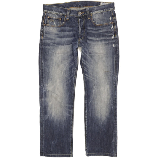 G-Star 3301 Men Blue Straight Regular Jeans W33 L27
