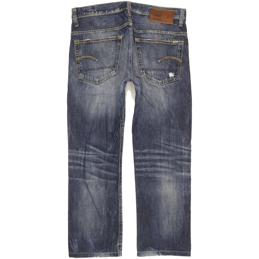 G-Star 3301 Men Blue Straight Regular Jeans W33 L27