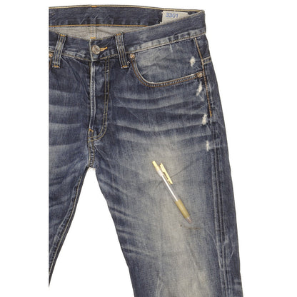 G-Star 3301 Men Blue Straight Regular Jeans W33 L27