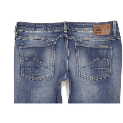 G-Star 3301 Women Blue Bootcut Slim Stretch Jeans W30 L34