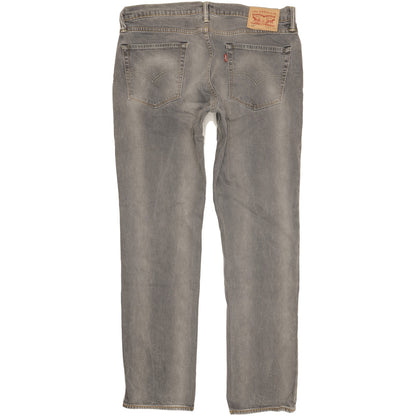Levi's 511 Men Grey Straight Slim Stretch Jeans W36 L34