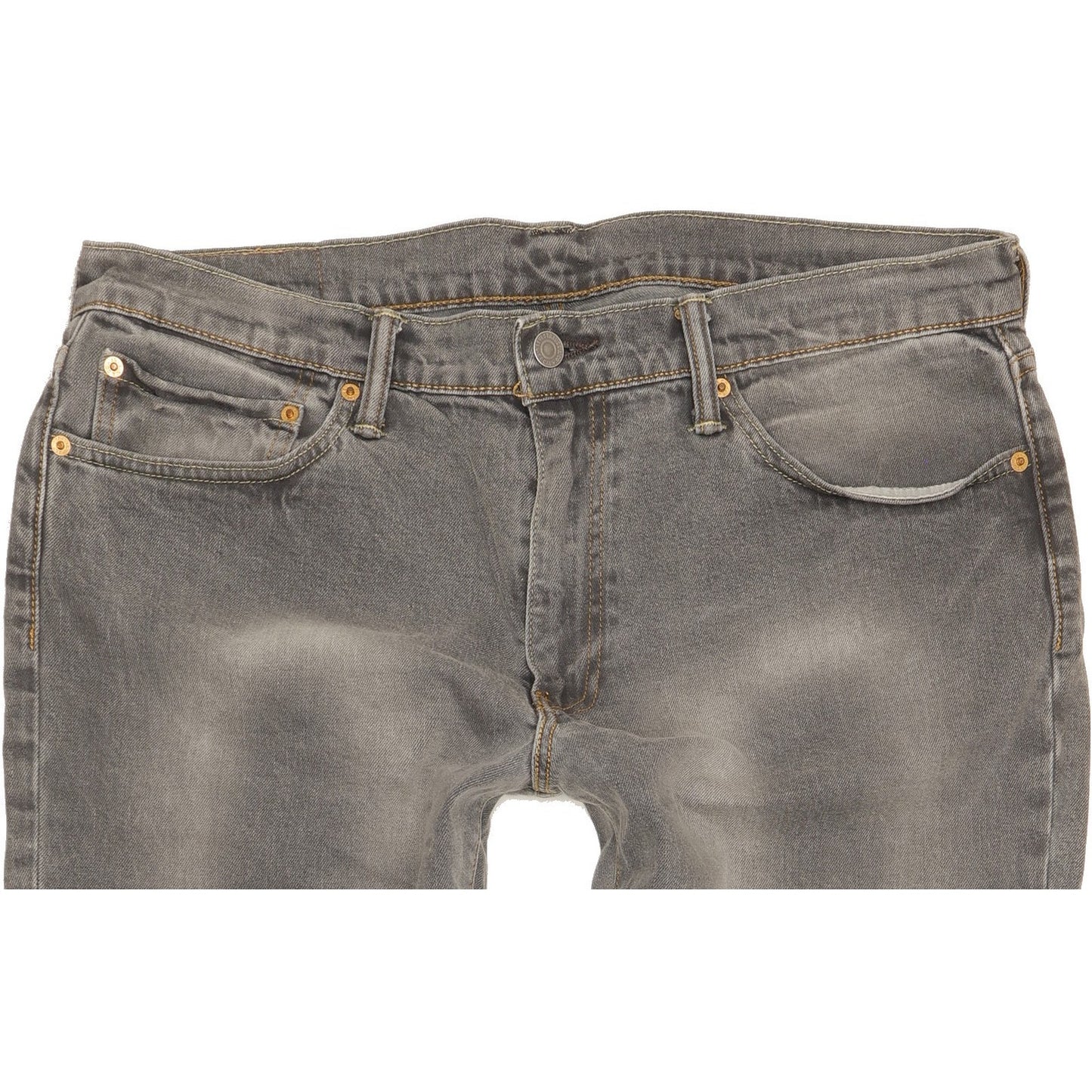 Levi's 511 Men Grey Straight Slim Stretch Jeans W36 L34