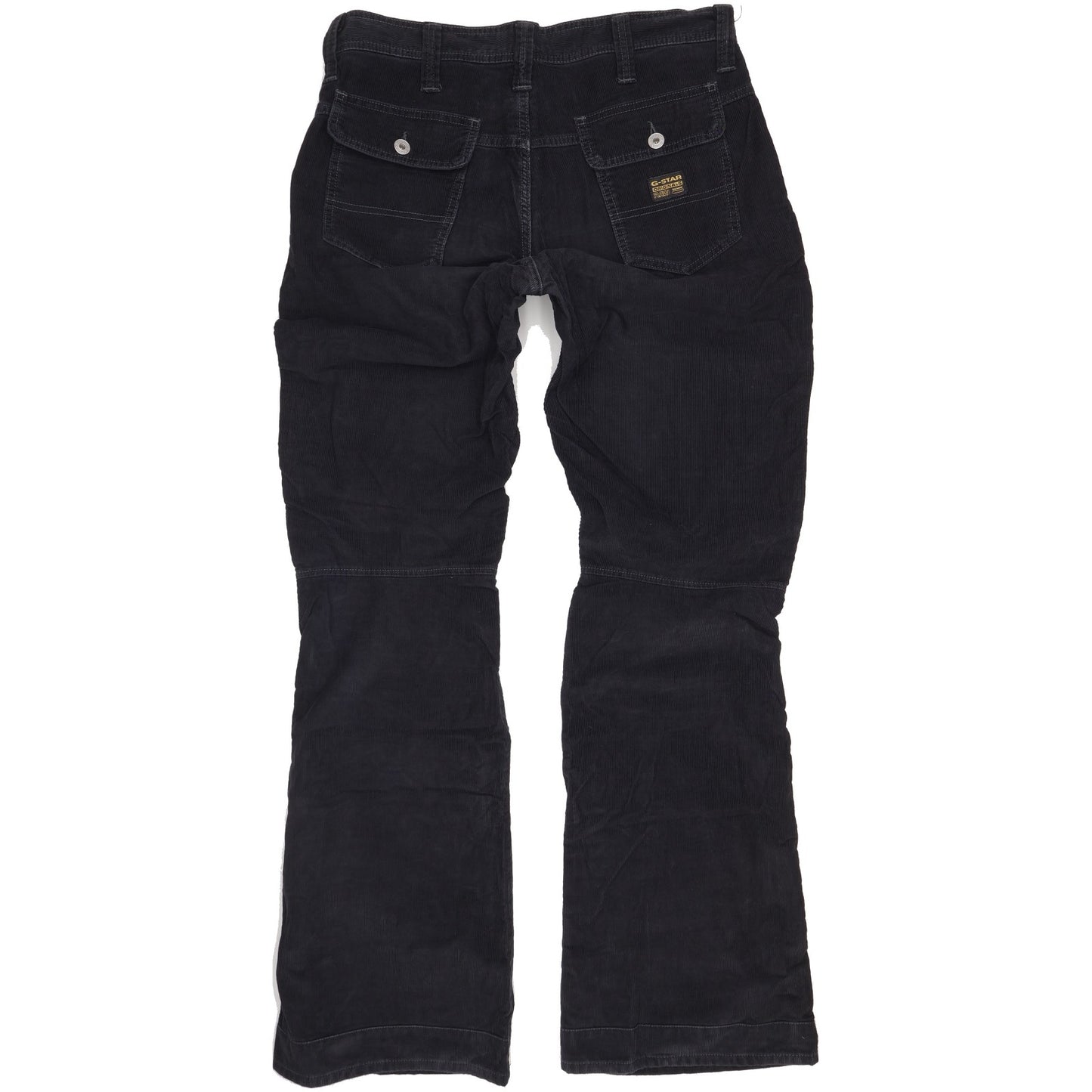 G-Star Comwood Men Black Bootcut Regular Trousers W34 L36
