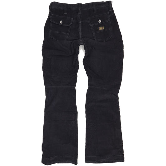 G-Star Comwood Men Black Bootcut Regular Trousers W34 L36