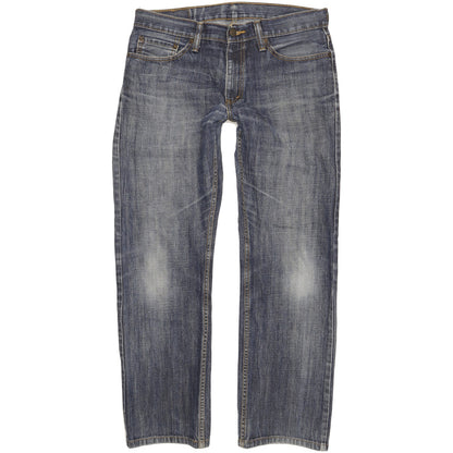 Levi's 514 Men Blue Straight Slim Jeans W33 L29