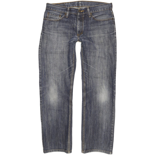 Levi's 514 Men Blue Straight Slim Jeans W33 L29