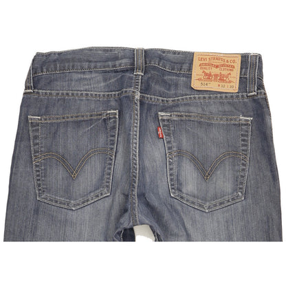 Levi's 514 Men Blue Straight Slim Stretch Jeans W32 L30
