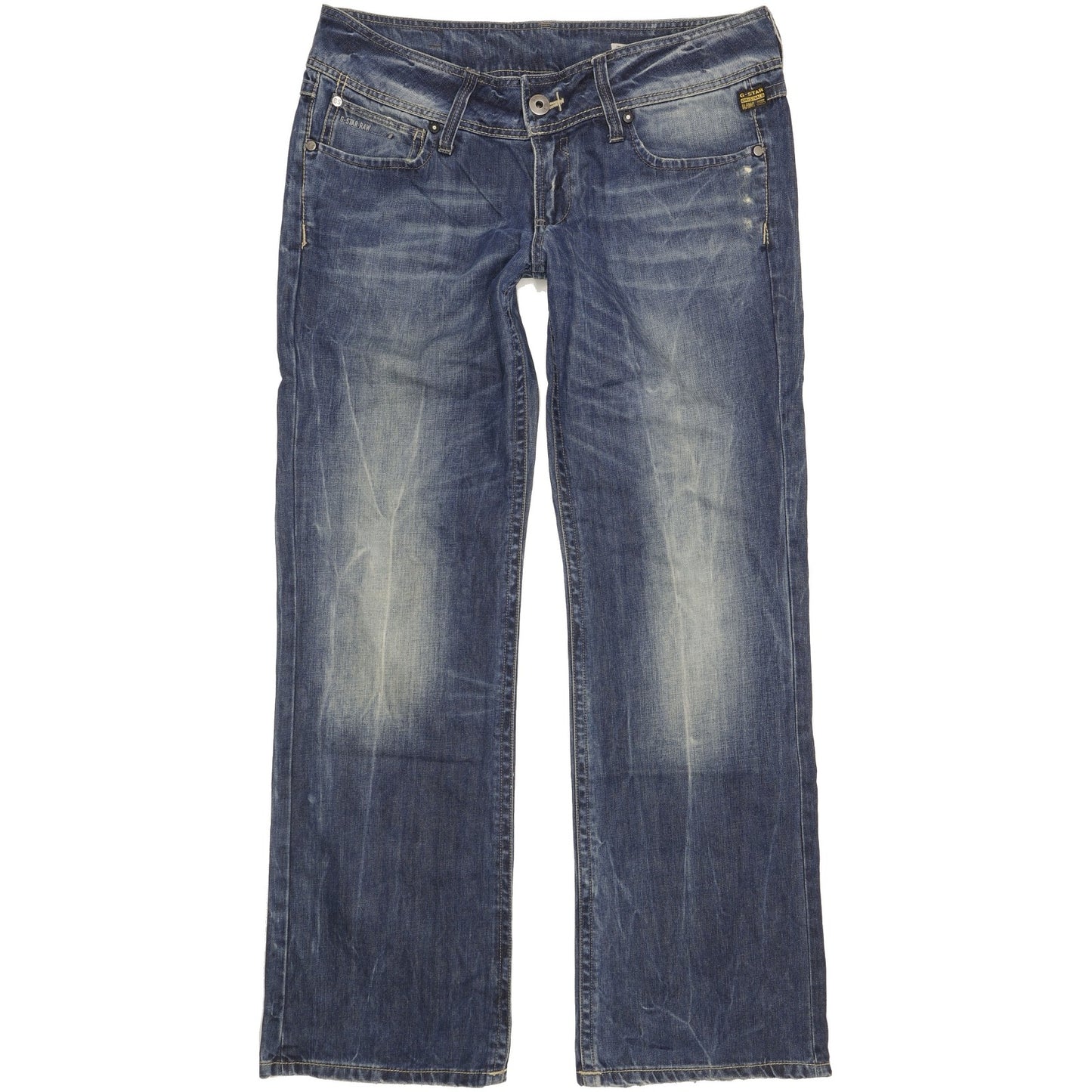 G-Star Ford Women Blue Straight Loose Jeans W31 L32