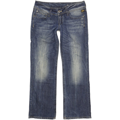 G-Star Ford Women Blue Straight Loose Jeans W31 L32