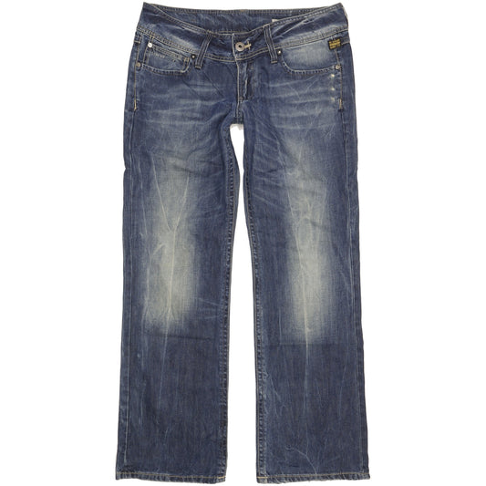 G-Star Ford Women Blue Straight Loose Jeans W31 L32
