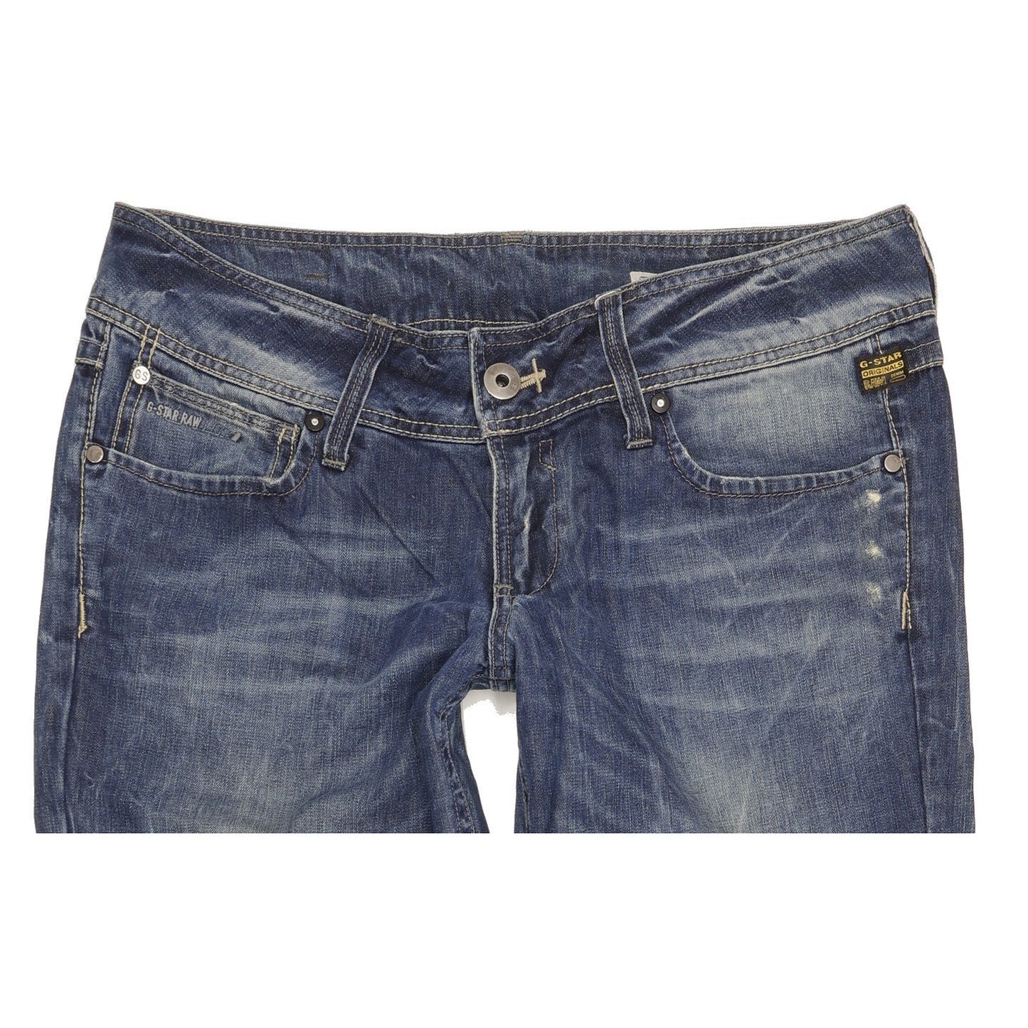 G-Star Ford Women Blue Straight Loose Jeans W31 L32
