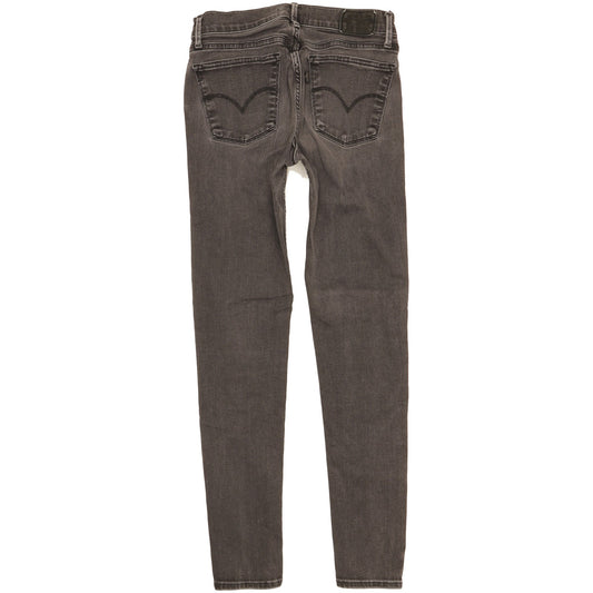 Levi's 710 Super Women Grey Skinny Slim Stretch Jeans W27 L28