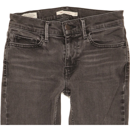 Levi's 710 Super Women Grey Skinny Slim Stretch Jeans W27 L28