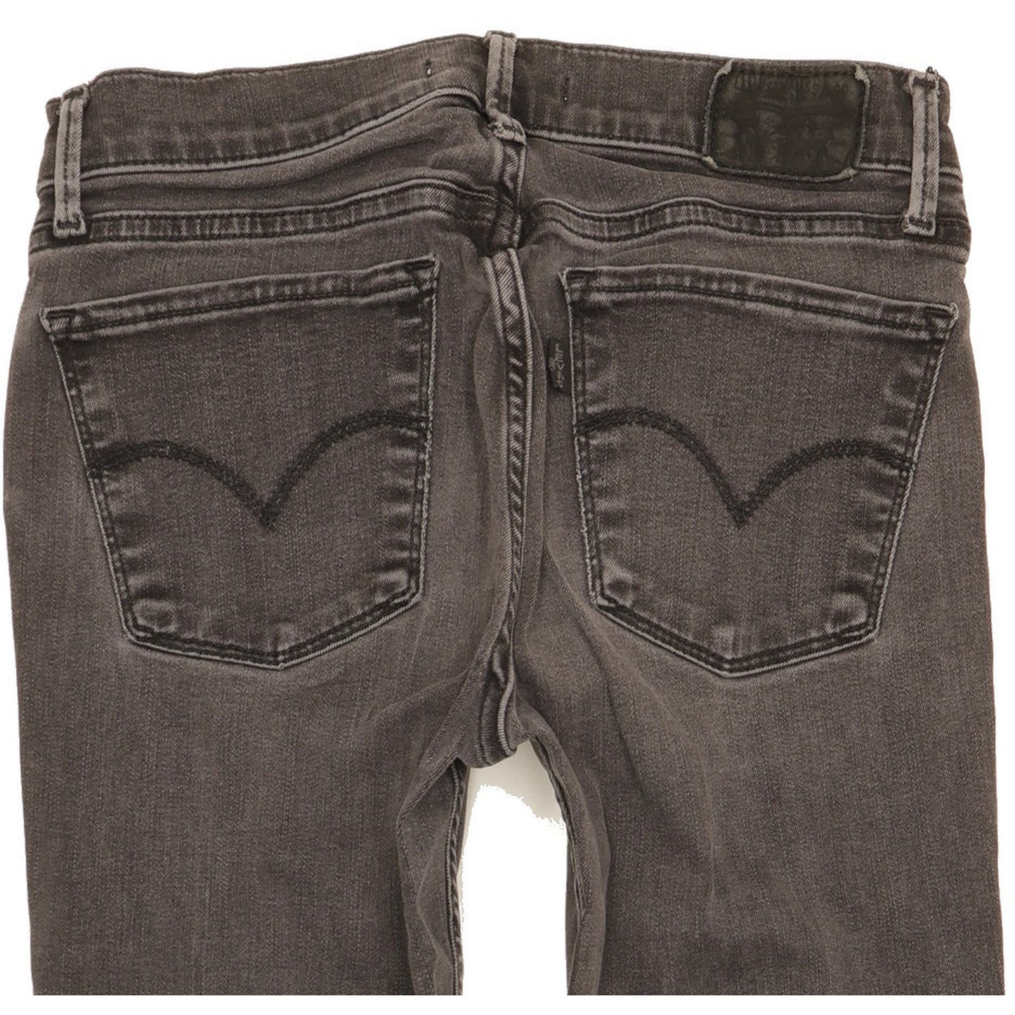 Levi's 710 Super Women Grey Skinny Slim Stretch Jeans W27 L28