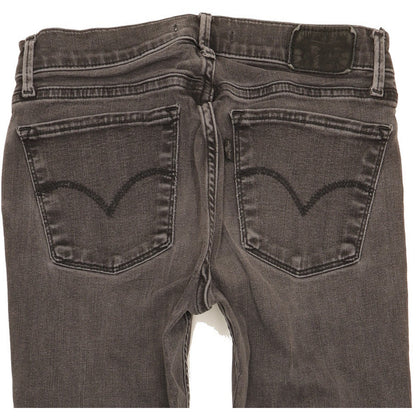 Levi's 710 Super Women Grey Skinny Slim Stretch Jeans W27 L28