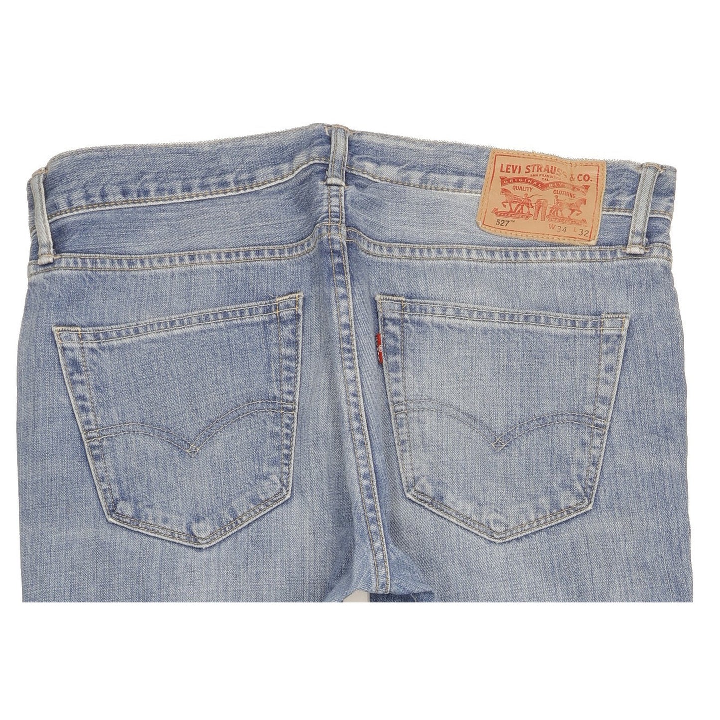 Levi's 527 Men Blue Bootcut Slim Stretch Jeans W34 L31