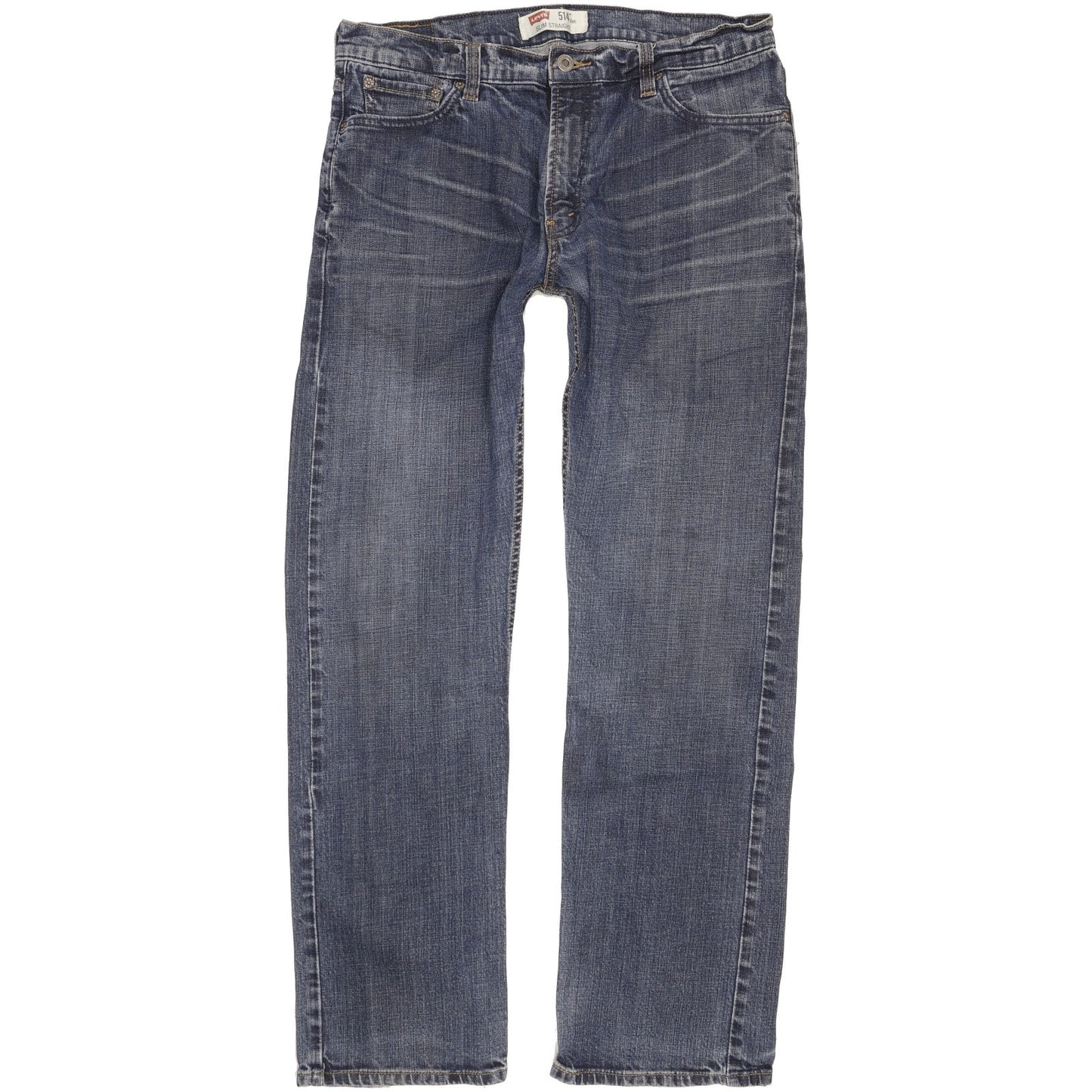 Levi's 514 Men Blue Straight Slim Stretch Jeans W36 L32