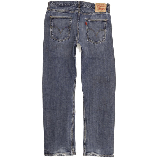 Levi's 514 Men Blue Straight Slim Stretch Jeans W36 L32