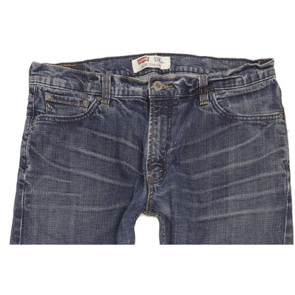 Levi's 514 Men Blue Straight Slim Stretch Jeans W36 L32