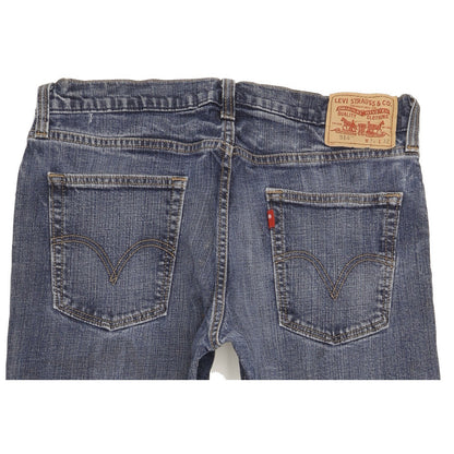 Levi's 514 Men Blue Straight Slim Stretch Jeans W36 L32