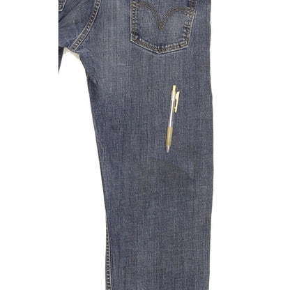Levi's 514 Men Blue Straight Slim Stretch Jeans W36 L32