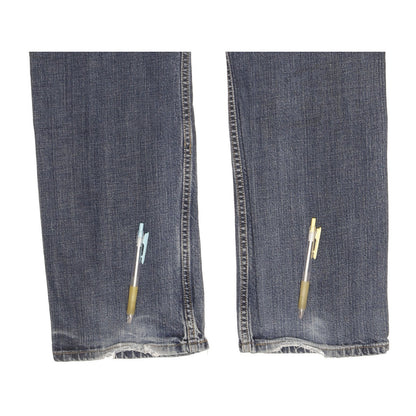 Levi's 514 Men Blue Straight Slim Stretch Jeans W36 L32