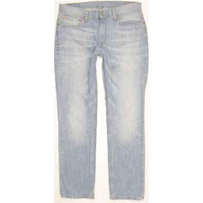 Levi's 511 Men Blue Straight Slim Jeans W36 L32