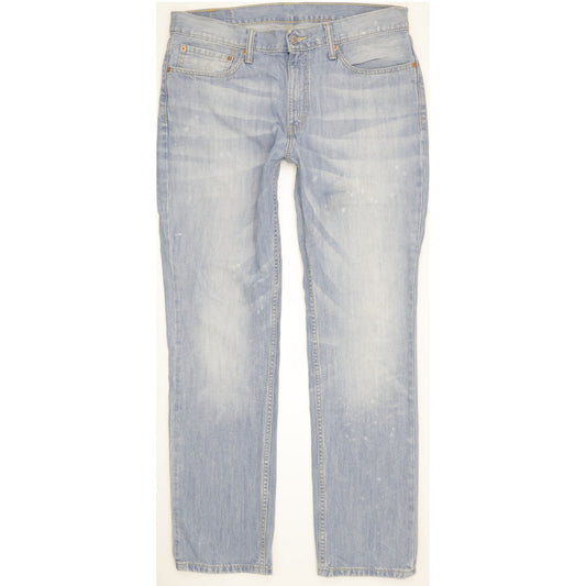 Levi's 511 Men Blue Straight Slim Jeans W36 L32