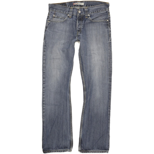 Levi's 512 Men Blue Bootcut Slim Jeans W34 L33