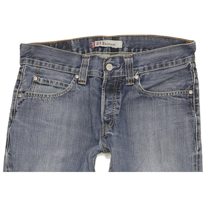 Levi's 512 Men Blue Bootcut Slim Jeans W34 L33